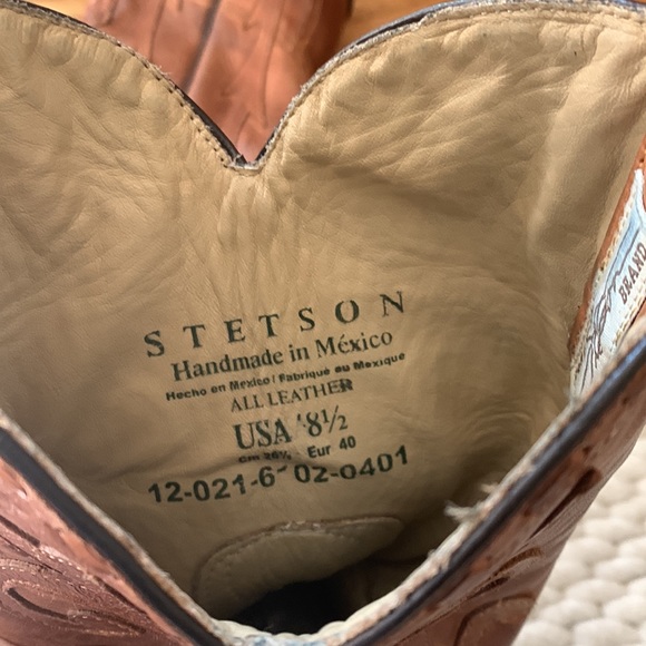 John b Stetson pointed toe leather boots! - Picture 5 of 6